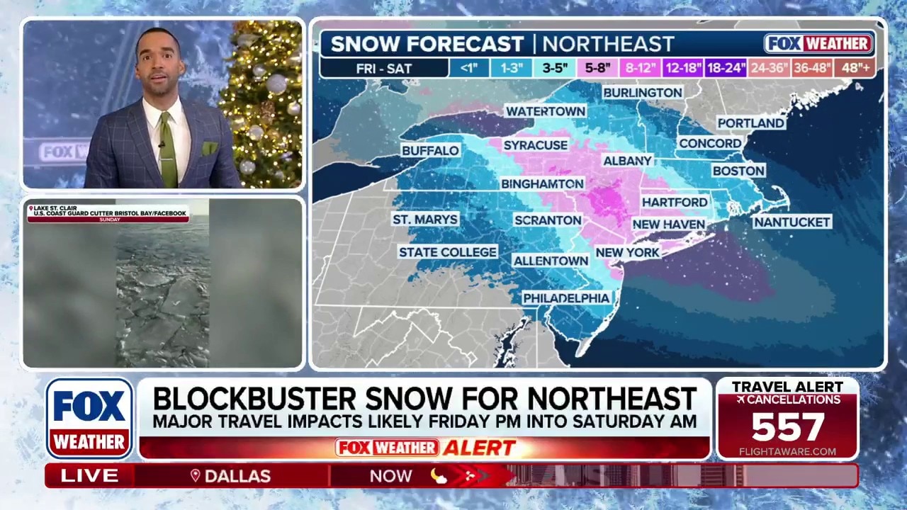 Winter storm expected to slam Northeast