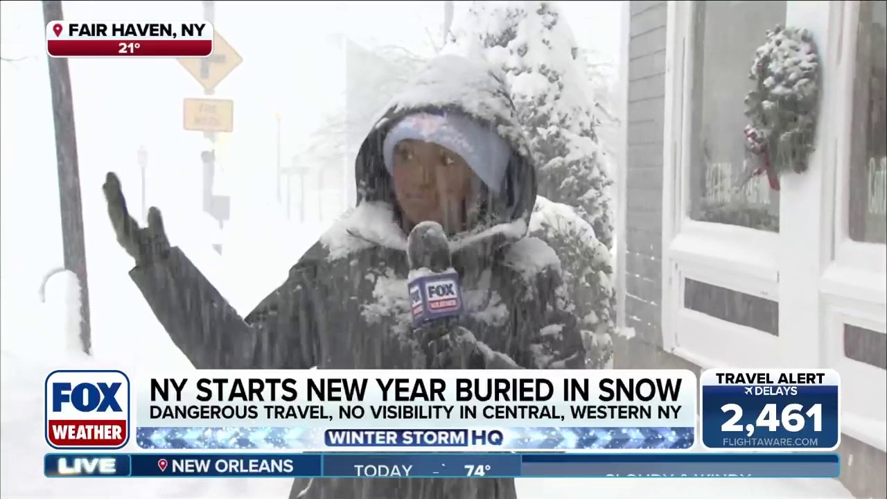 Central New York buried in heavy lake-effect snow 