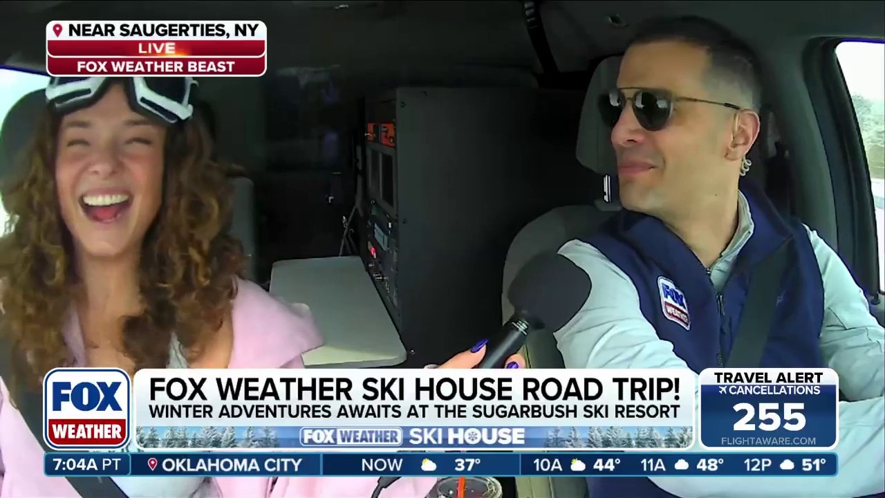 Meteorologists Bayne Froney and Ian Oliver head to Vermont FOX Weather Ski House