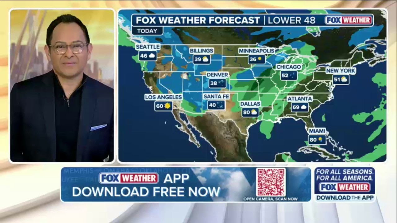Weather in America: January 8, 2026