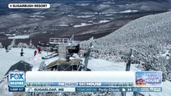 FOX Weather Meteorologist Ian Oliver hits the slopes with skiing champion David Babic 