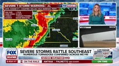 Severe storms rattle Southeast with damaging winds and tornadoes possible