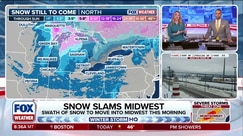Swath of snow moving into the Midwest this weekend