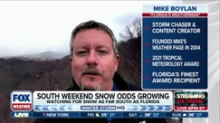Odds for weekend snowfall increase in southern U.S.