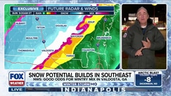 Snow potential building in Southeast this weekend