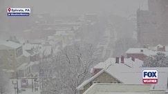 Lancaster County town transformed into snow globe