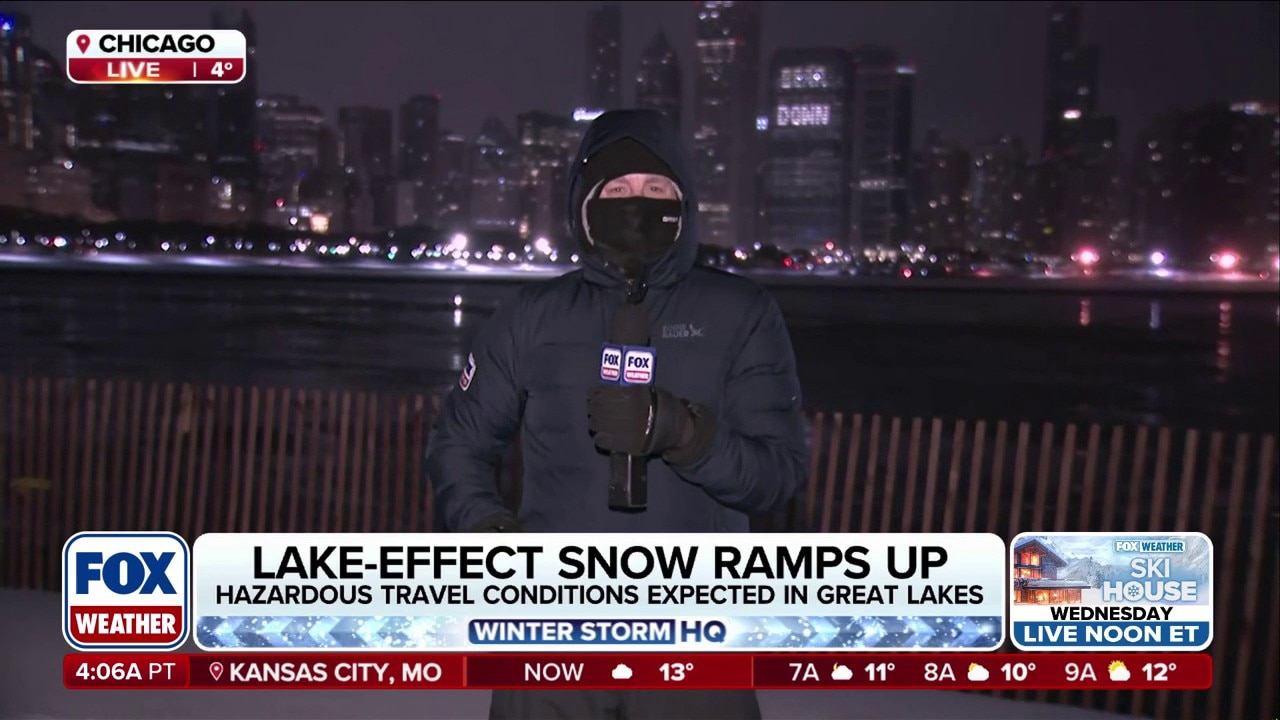 Relentless lake-effect snow returns as Arctic air grips Great Lakes