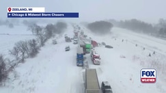 Dangerous winter conditions cause 100-plus vehicle pileup in Michigan
