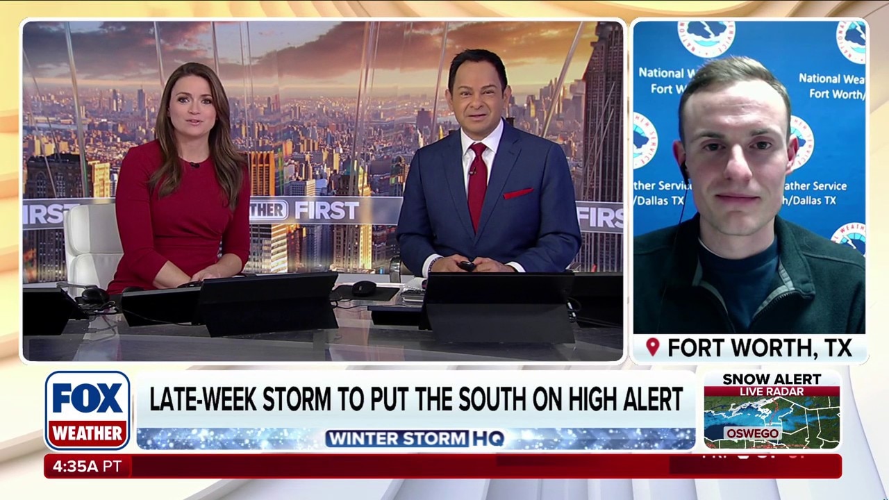 Potential late-week winter storm threat looms from Texas to Carolinas