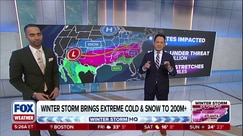 Historic winter storm: 200M+ in path of dangerous snow, ice with first impacts in less than 24 hours