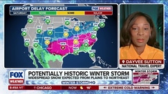 Sprawling winter storm expected to paralyze travel for days as airline passengers scramble to rebook