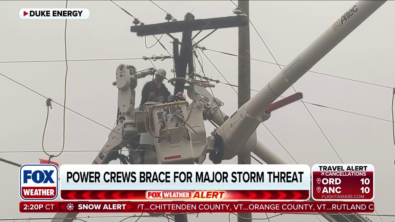 Power crews brace for major winter storm threat 