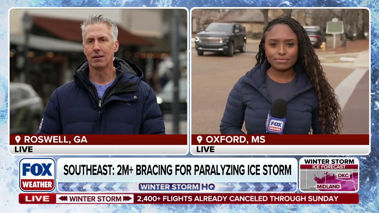 Northern Mississippi expected to get slammed with freezing rain due to winter storm