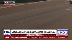 FOX Weather joined by a special guest while on the ground in Oxford, MS