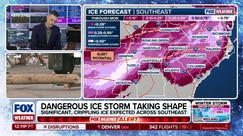 Dangerous ice storm taking shape threatening widespread power outages and travel concerns as warnings expand