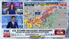 Mississippi paralyzed with ice, prompting massive power outages