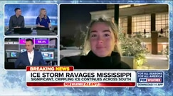 Sydney Van Dillen joined FOX Weather from University of Mississippi on Sunday amid campus power outages during winter storm 