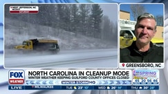 North Carolina is in cleanup mode after this weekend's nor'easter
