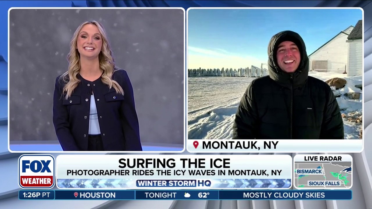 New York photographer rides the icy waves