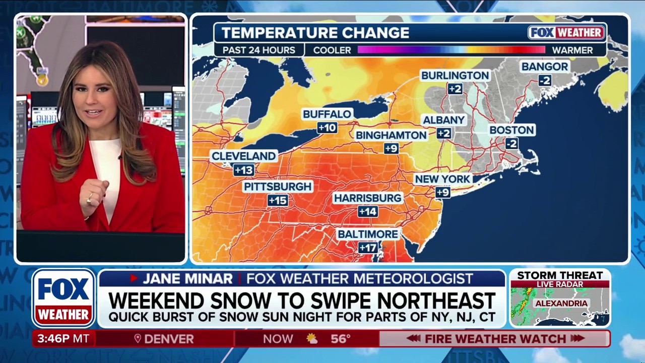 Watch Weekend storm could punch Northeast with a quick burst of snow ...
