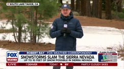 Powerful snowstorms to slam the Sierra Nevada