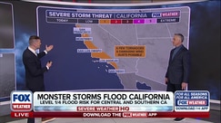 Monster storms flood California
