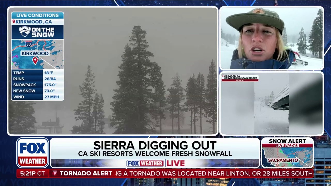 Ski resorts in the Sierra Nevadas dig out from feet of snow to ensure safe opening for public skiers