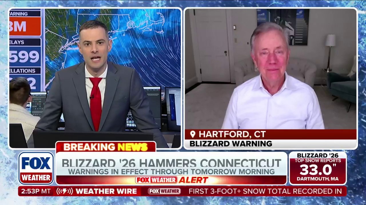 Historic blizzard slams Connecticut