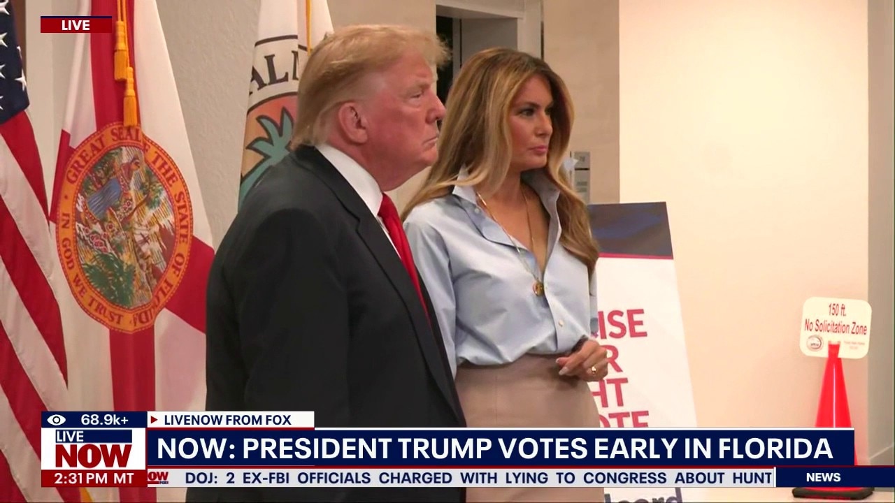 President Trump, First Lady cast vote early in FL