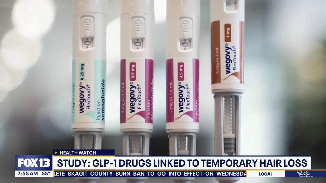 Study: GLP-1 drugs linked to temporary hair loss