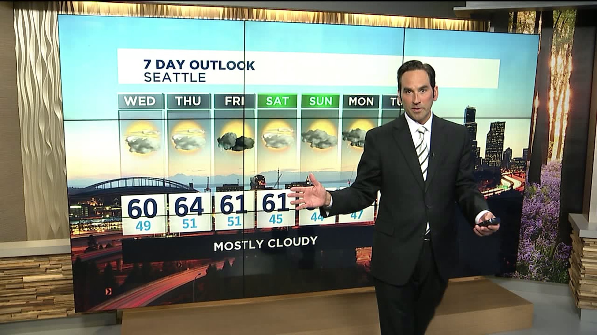 Q13 News evening weather forecast