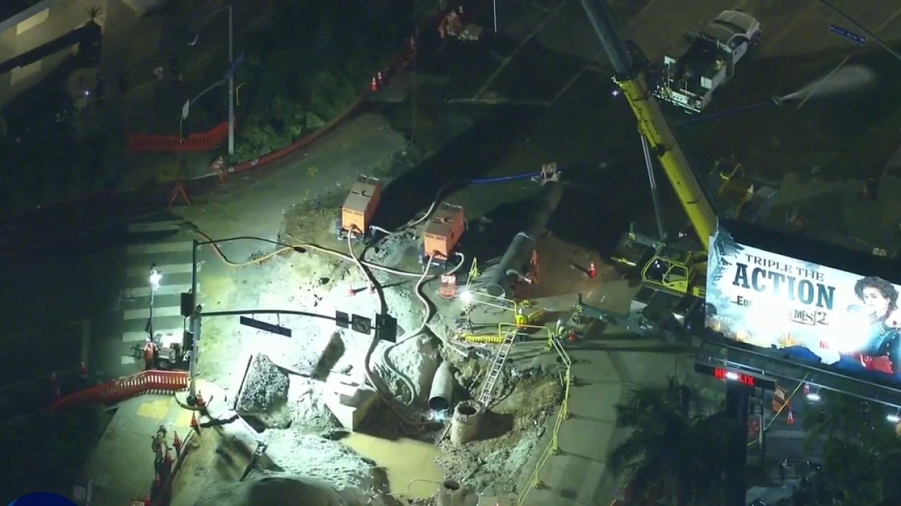 WeHo water main break impacting businesses