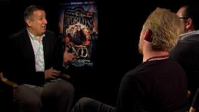 Gino talks with Paula Patton, cast of The Worlds End