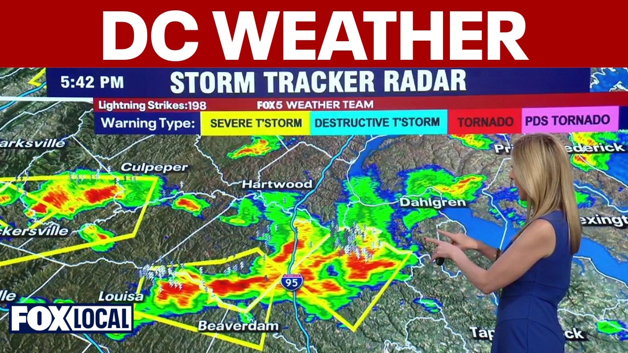 DC Weather: Thunderstorm warnings issued Friday night