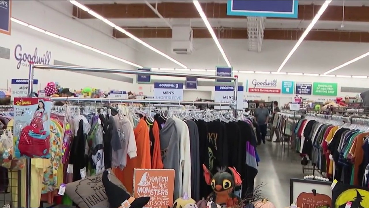 Local Goodwill stores stocked with Halloween items
