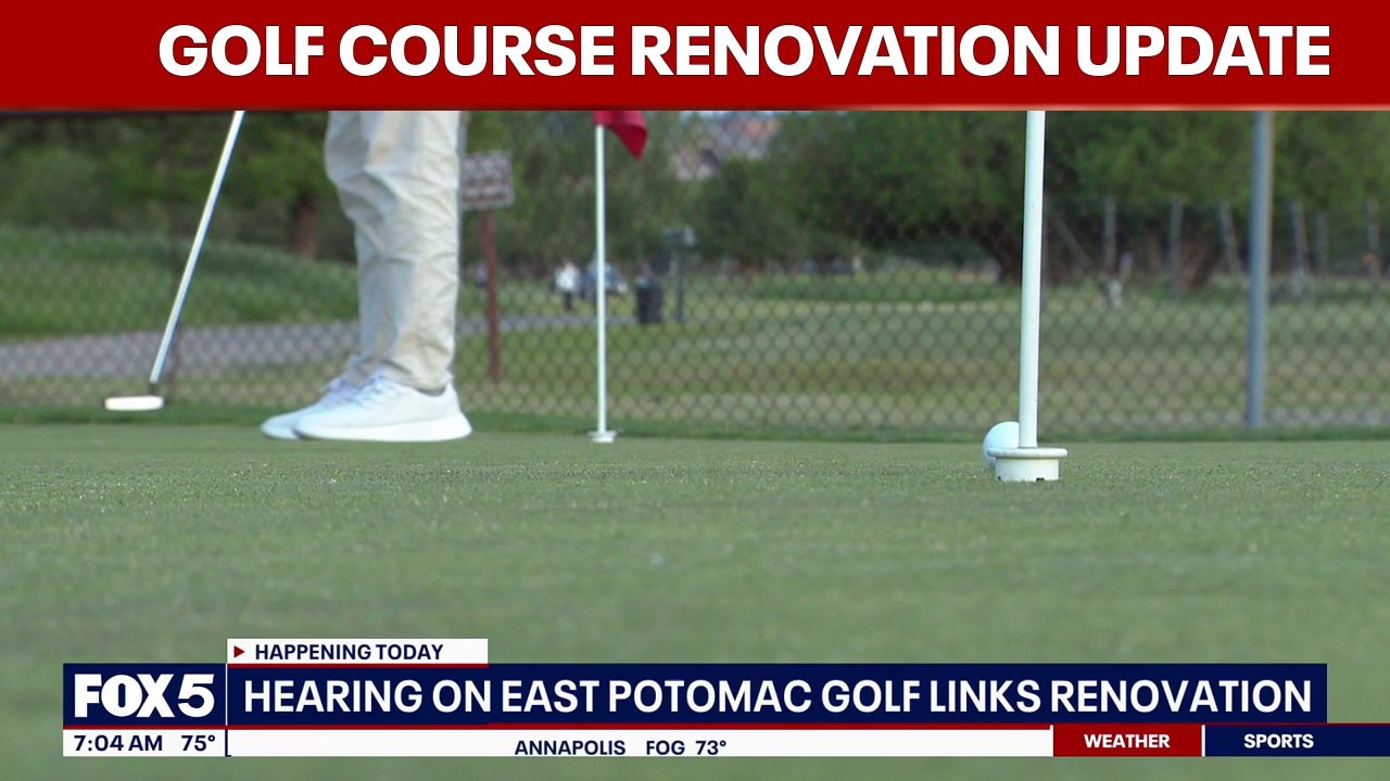 Federal court hearing on East Potomac Golf Links renovation