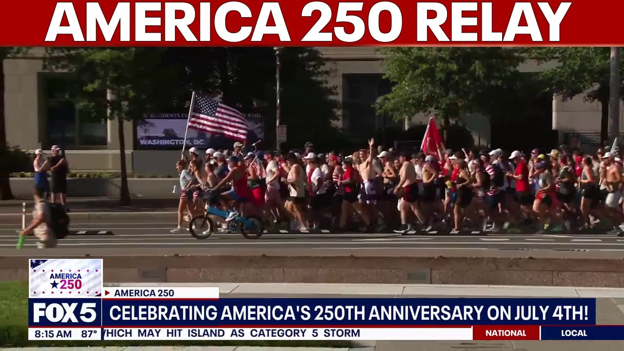 America 250 Relay arrives in DC for Fourth of July