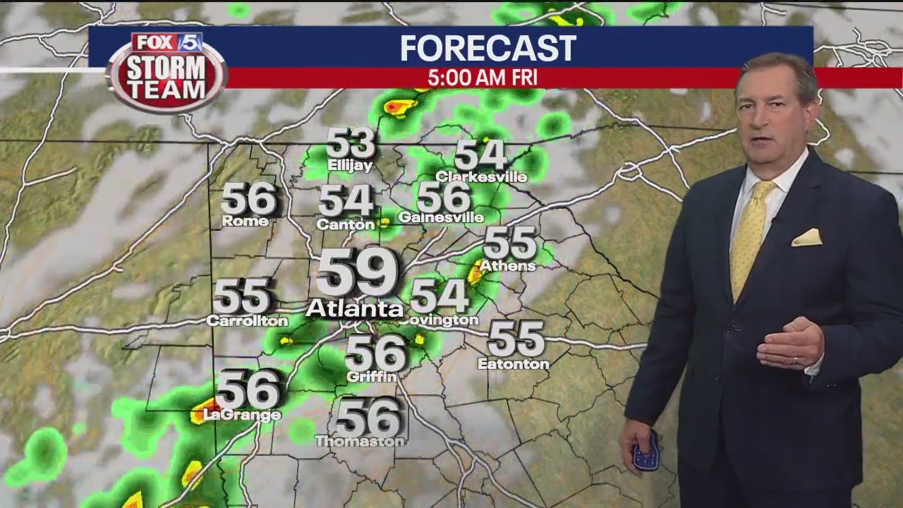 Wednesday evening forecast