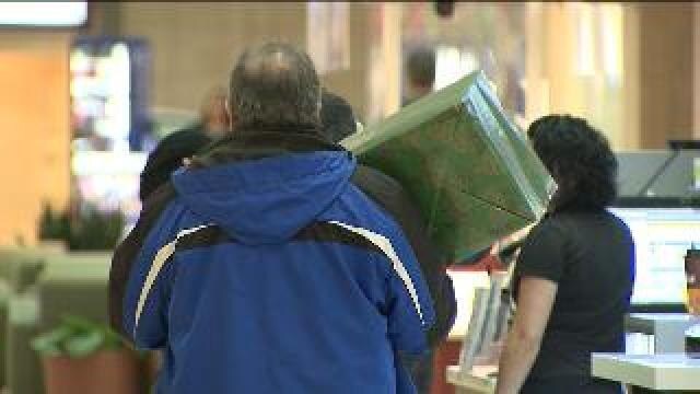 Last-minute Christmas shopping