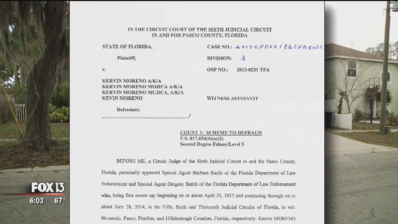 Home fraud arrest