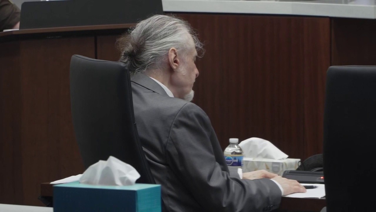 Kevin Lychwick presents his opening statement in his own trial