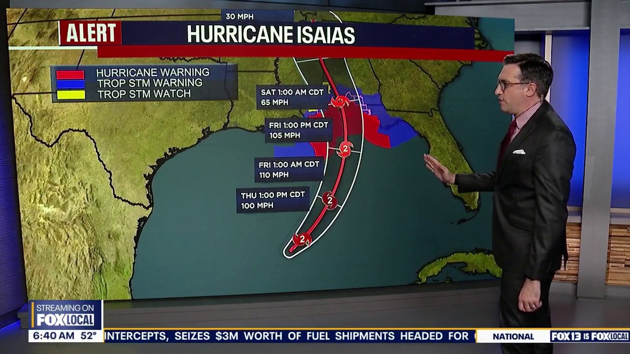 Hurricane Isaias heading for the US Gulf Coast: Timeline