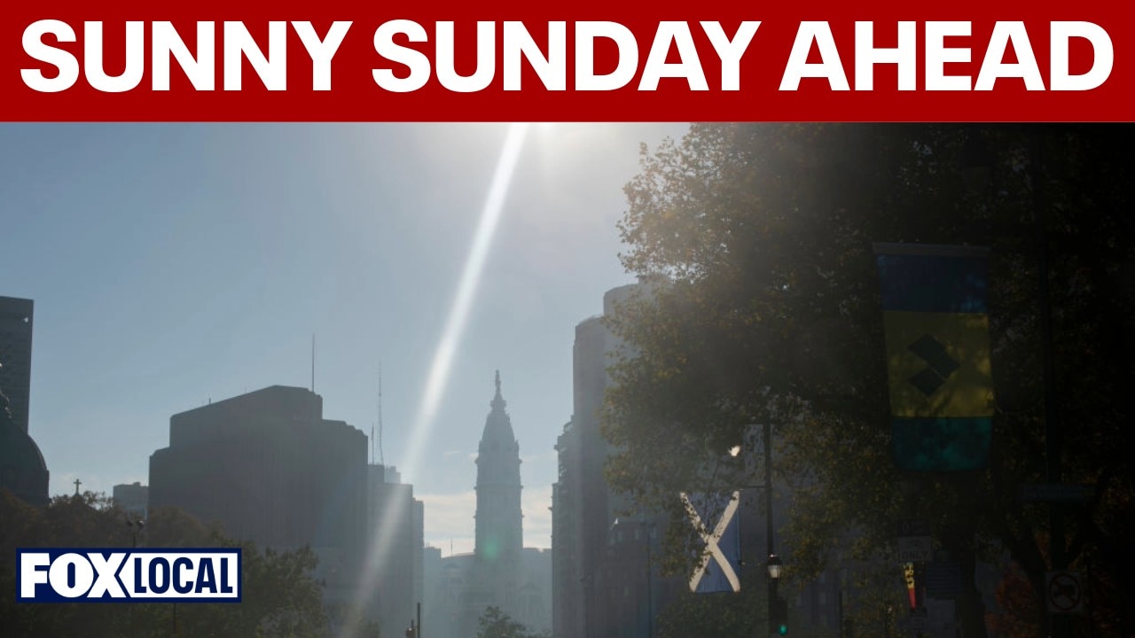 Philadelphia region expects another pleasant day with low humidity on Sunday