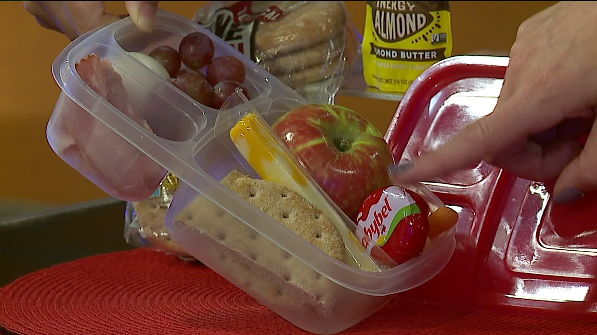 Making healthy lunches