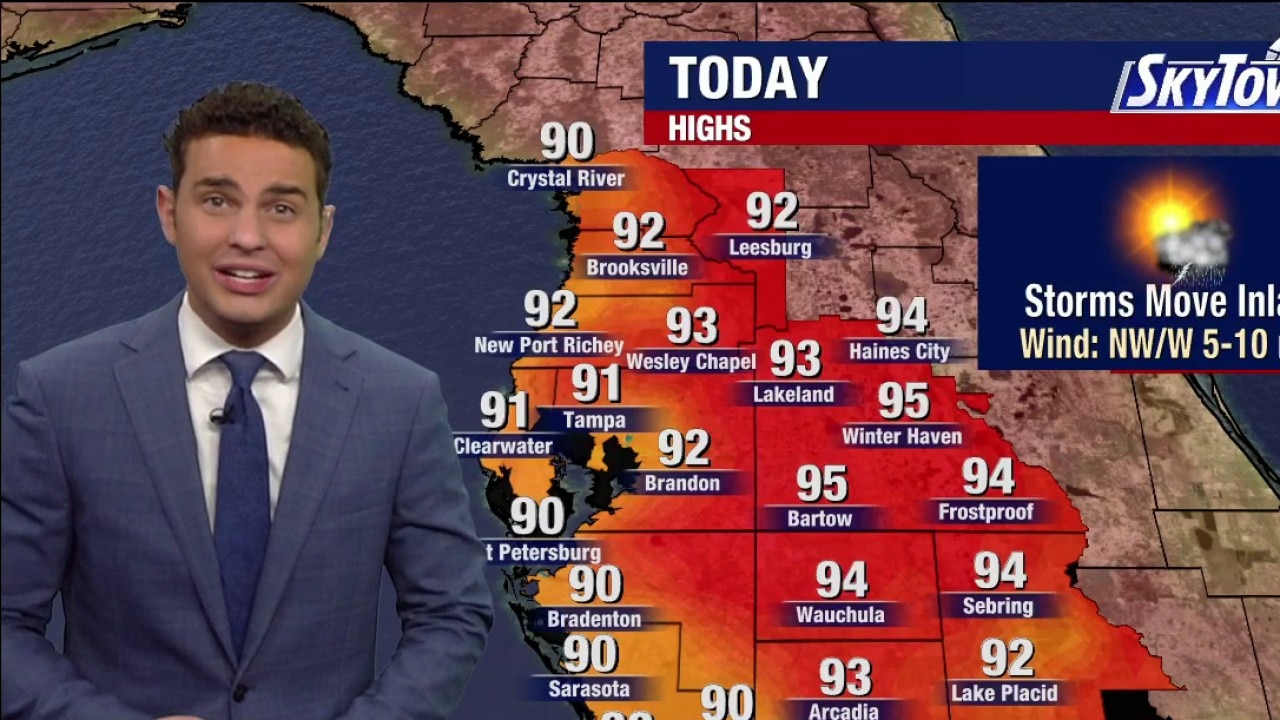 Tampa weather | Saturday morning forecast