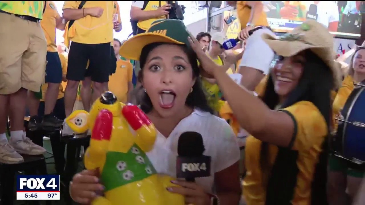 Best of Aussie fans taking over Dallas Stadium