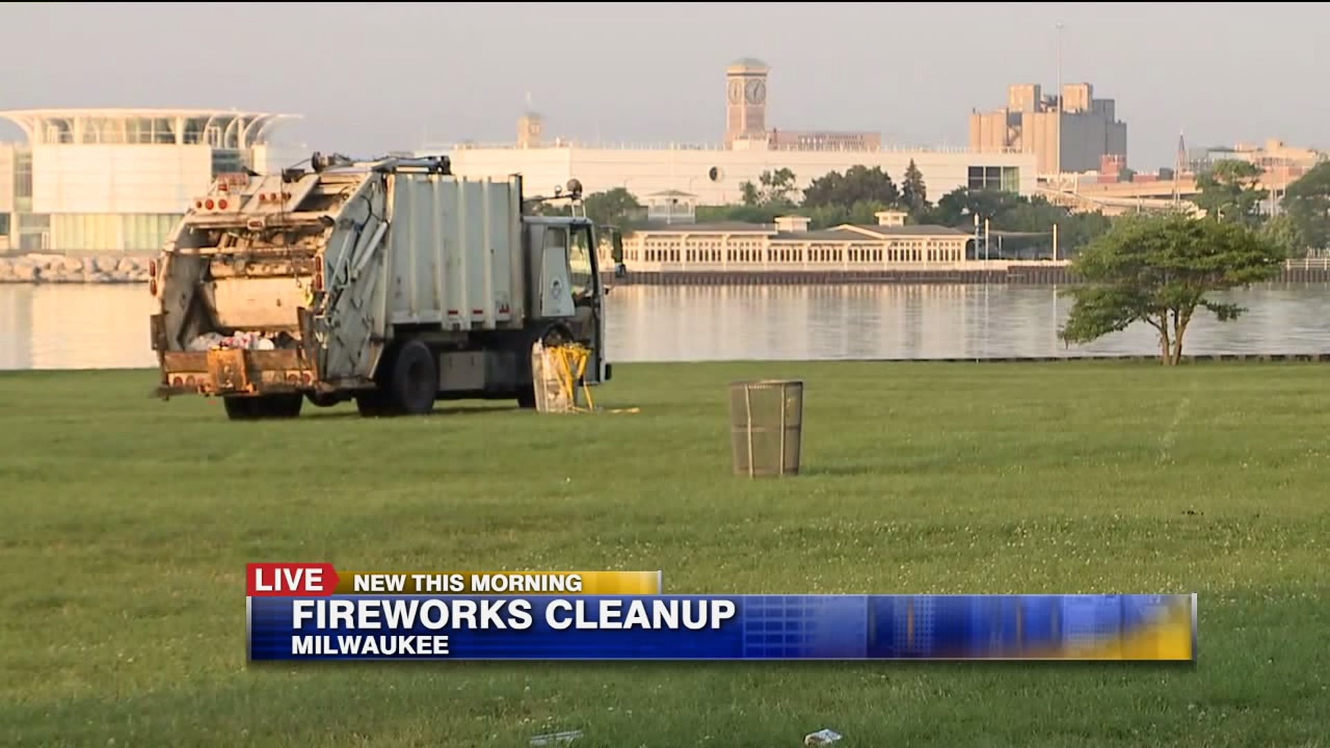 Fireworks cleanup