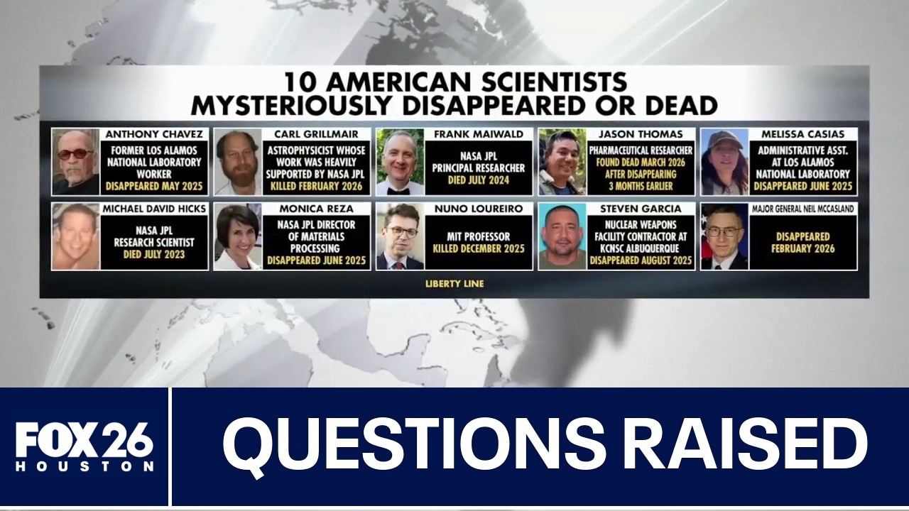 US scientists' deaths, disappearances under investigation 