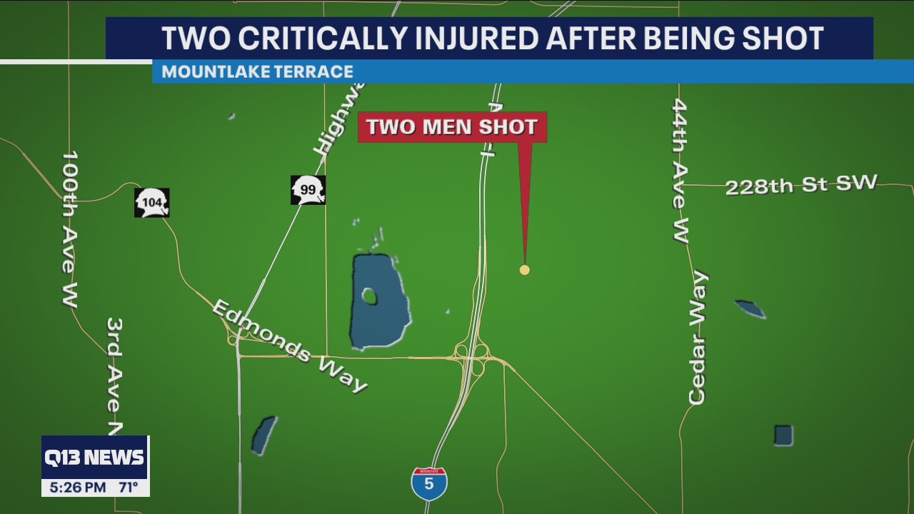 Two men critically injured in Mountlake Terrace shooting