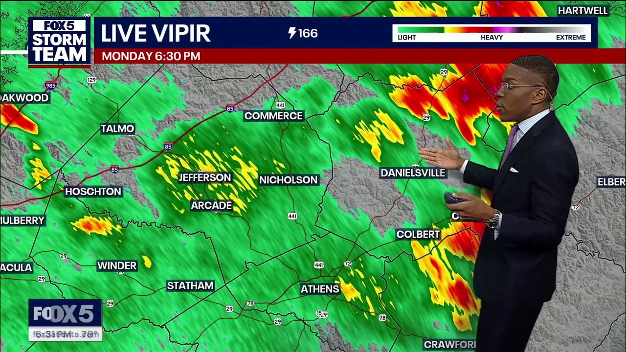 Monday evening weather